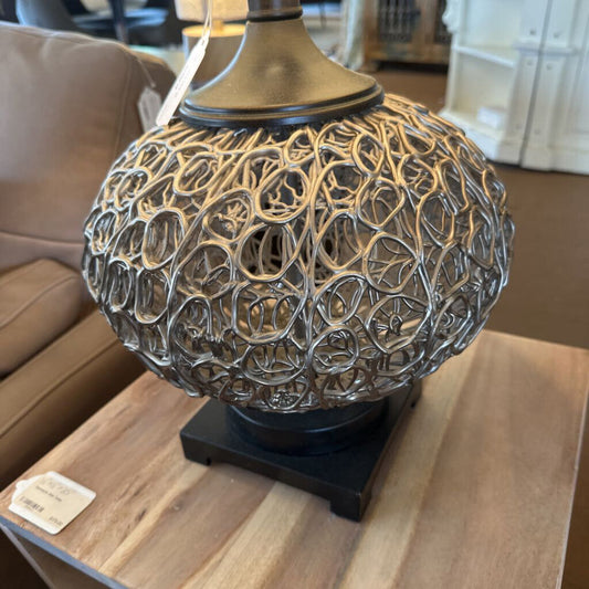Silver Wine Lamp base