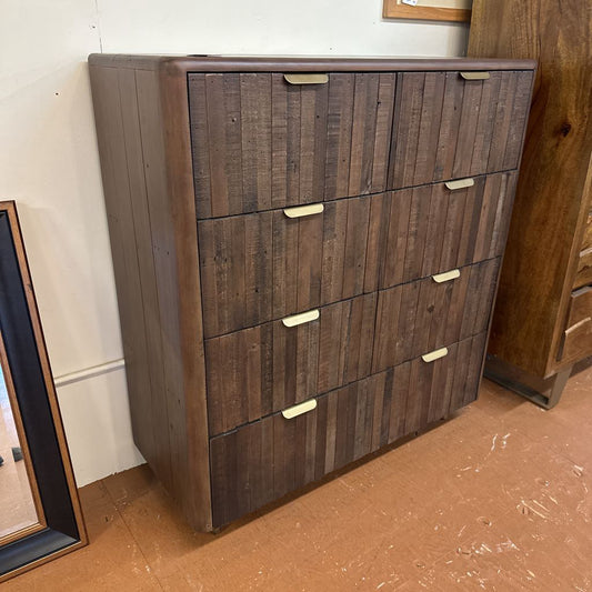 Burnt Oak Reclaimed Wood Chest