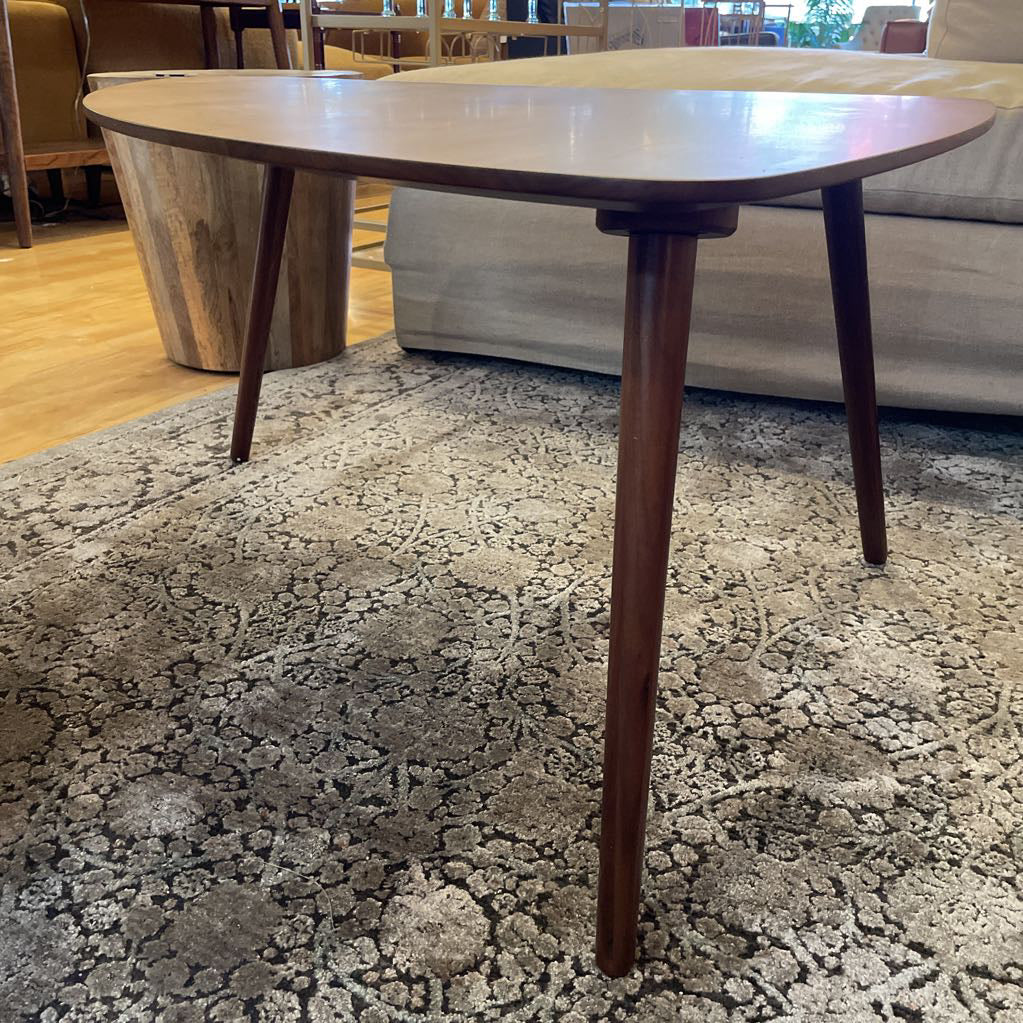 Walnut Wedge Coffee Table Large C COFFEE TABLES