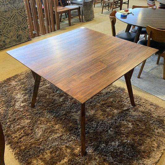 Walnut MC Square Dining Table