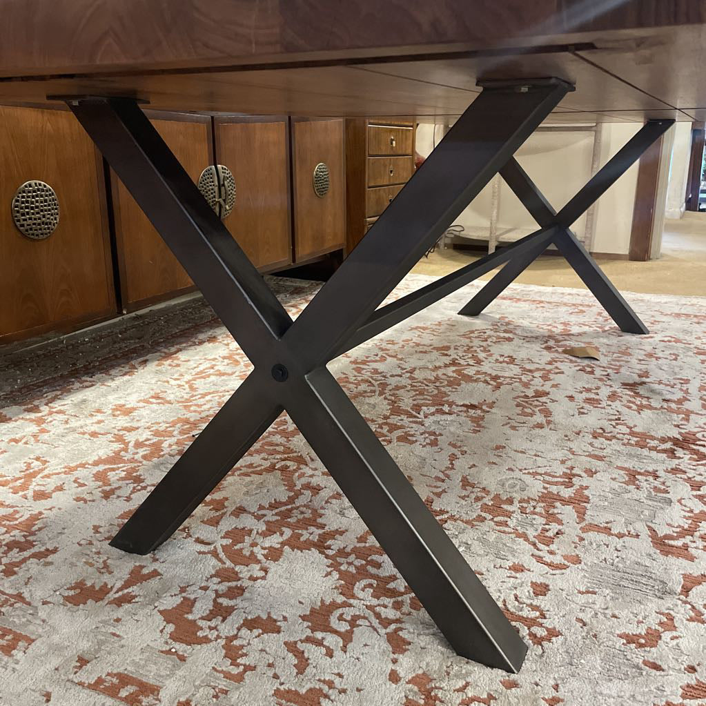 Live Edge Trestle Table 98"