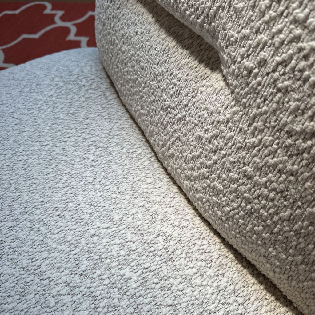 Beige Swivel Lounge Chair