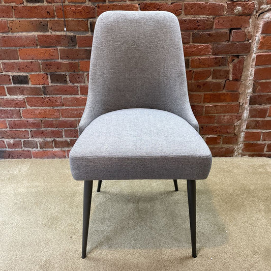 Grey Slim Leg Mod Dining Chair