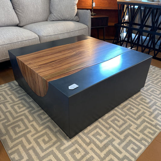 Natural Wood Square Coffee Table C COFFEE TABLES