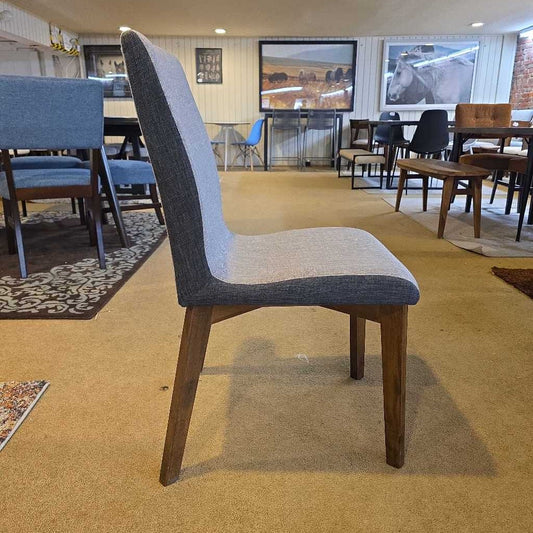 Two-Tone Fabric Dining Chair