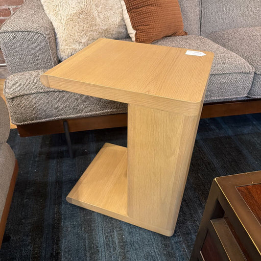 White Oak "C" Table