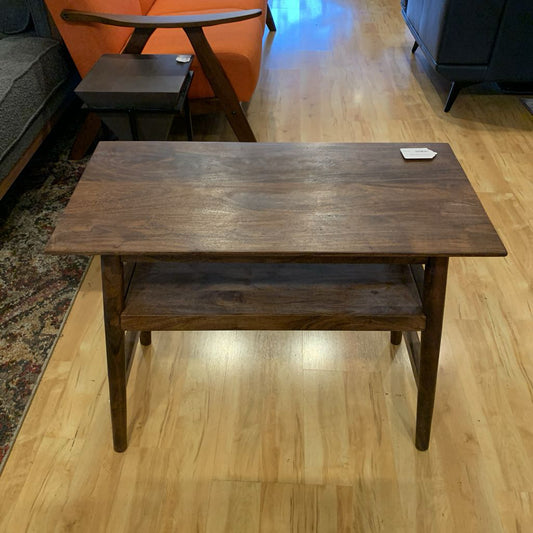 Dark Acacia Recliner Table C SIDE TABLES