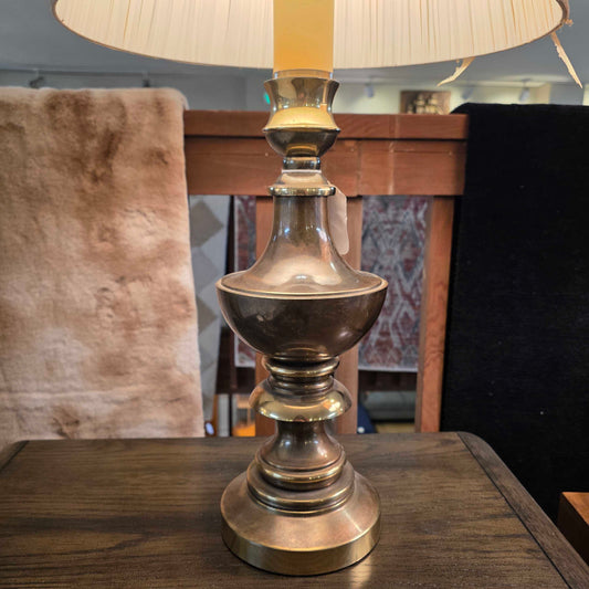 Vintage Golden Trophy Base Lamp