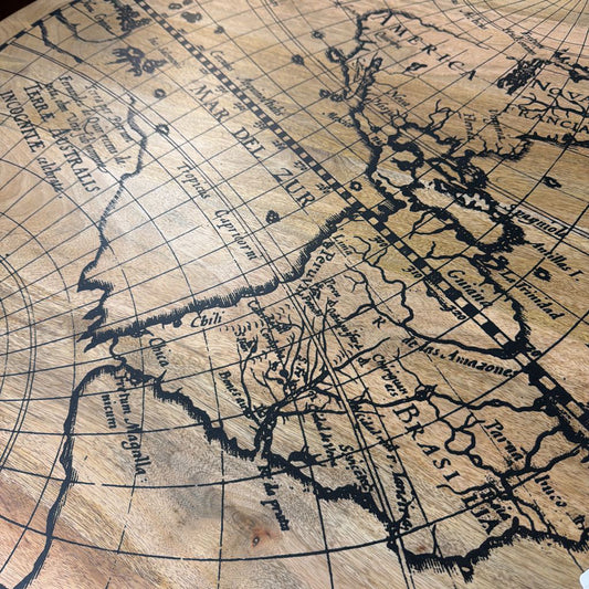 World Map Coffee Table