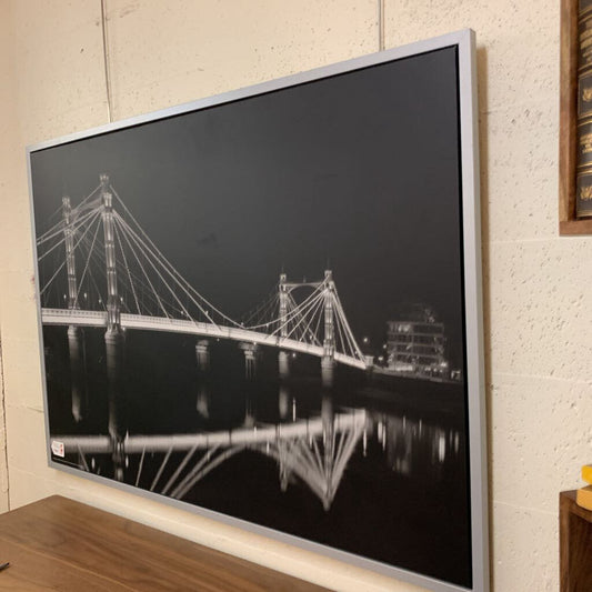 Large Framed Bridge Art