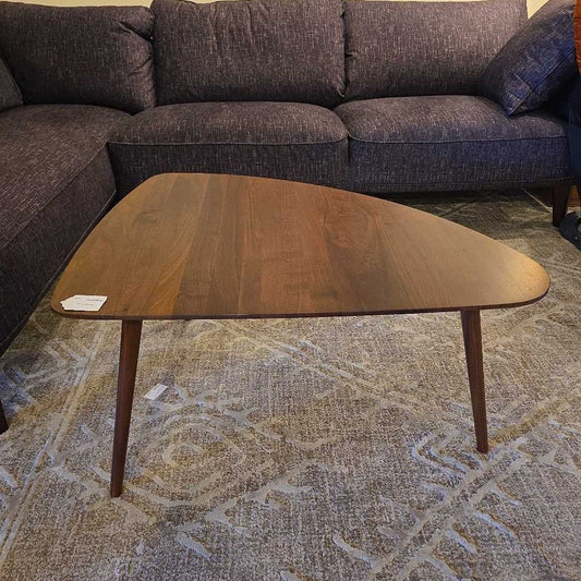 Oak Wedge Coffee Table