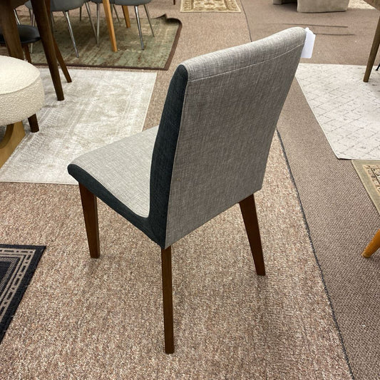 Two-Tone Fabric Dining Chair