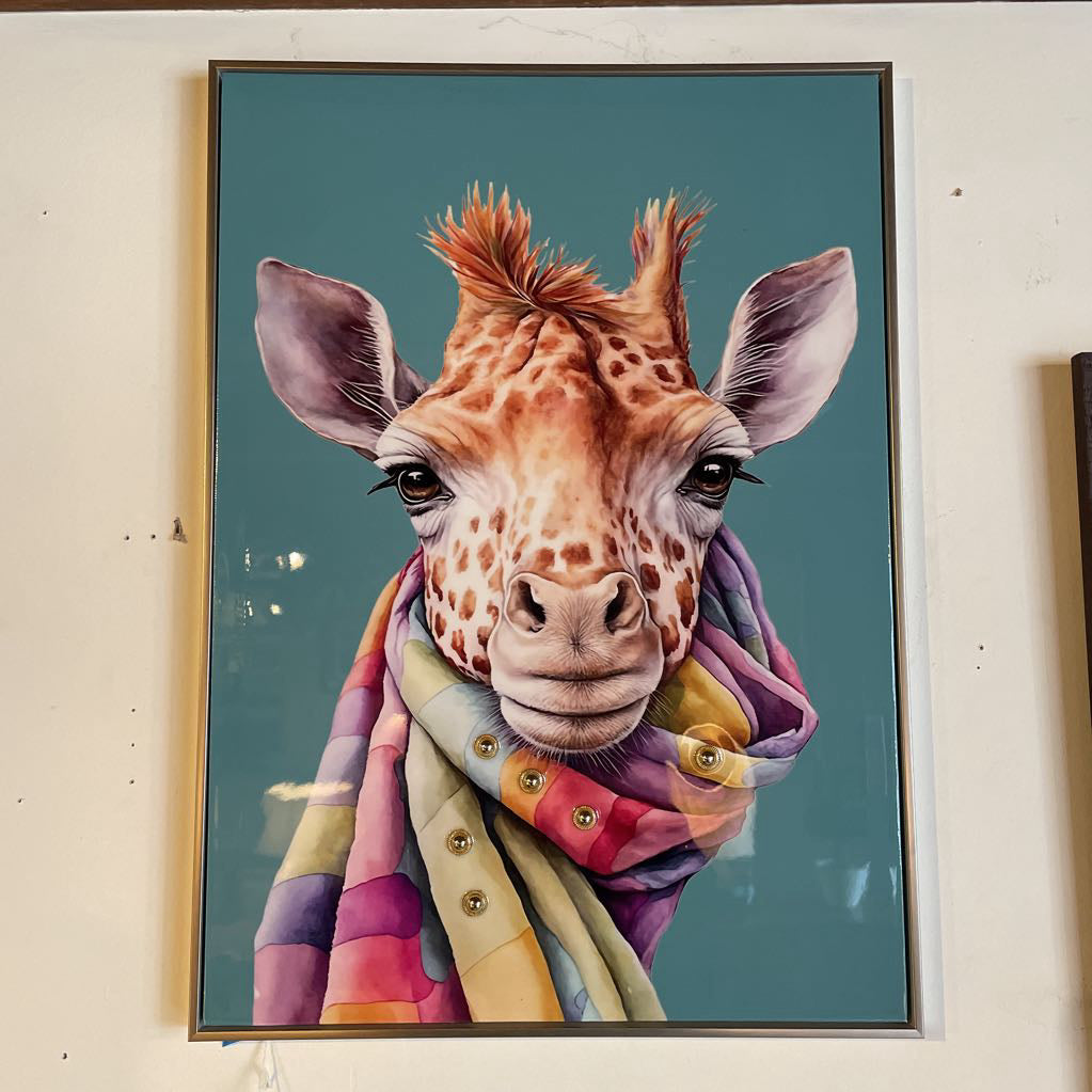 Giraffe Colorful Scarf ART