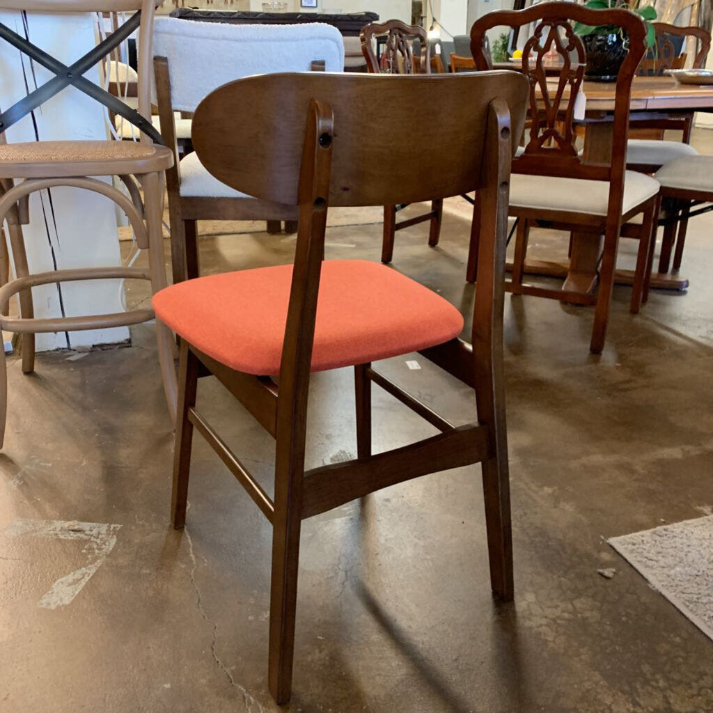 Maghrib Orange Cushion Dining Chair