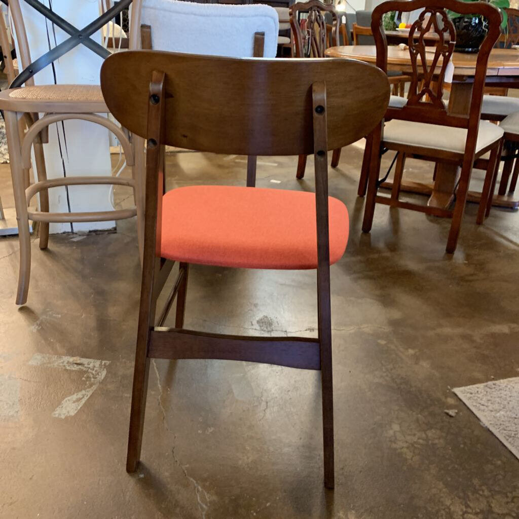 Maghrib Orange Cushion Dining Chair