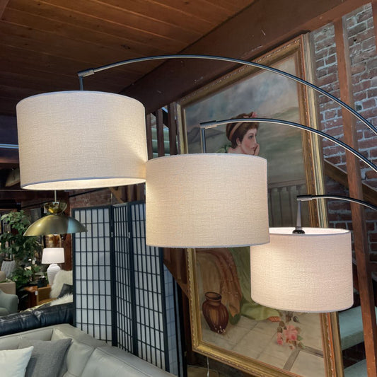 Black 3-arm Arc Lamp LAMPS