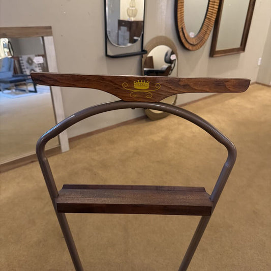 Vintage Valet Chair with Crown Logo