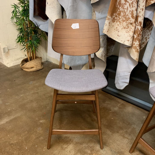 Hoya Gray Cushion Counter Chair
