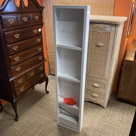 Door Hinge Hung Full Length Mirror w/Shelves