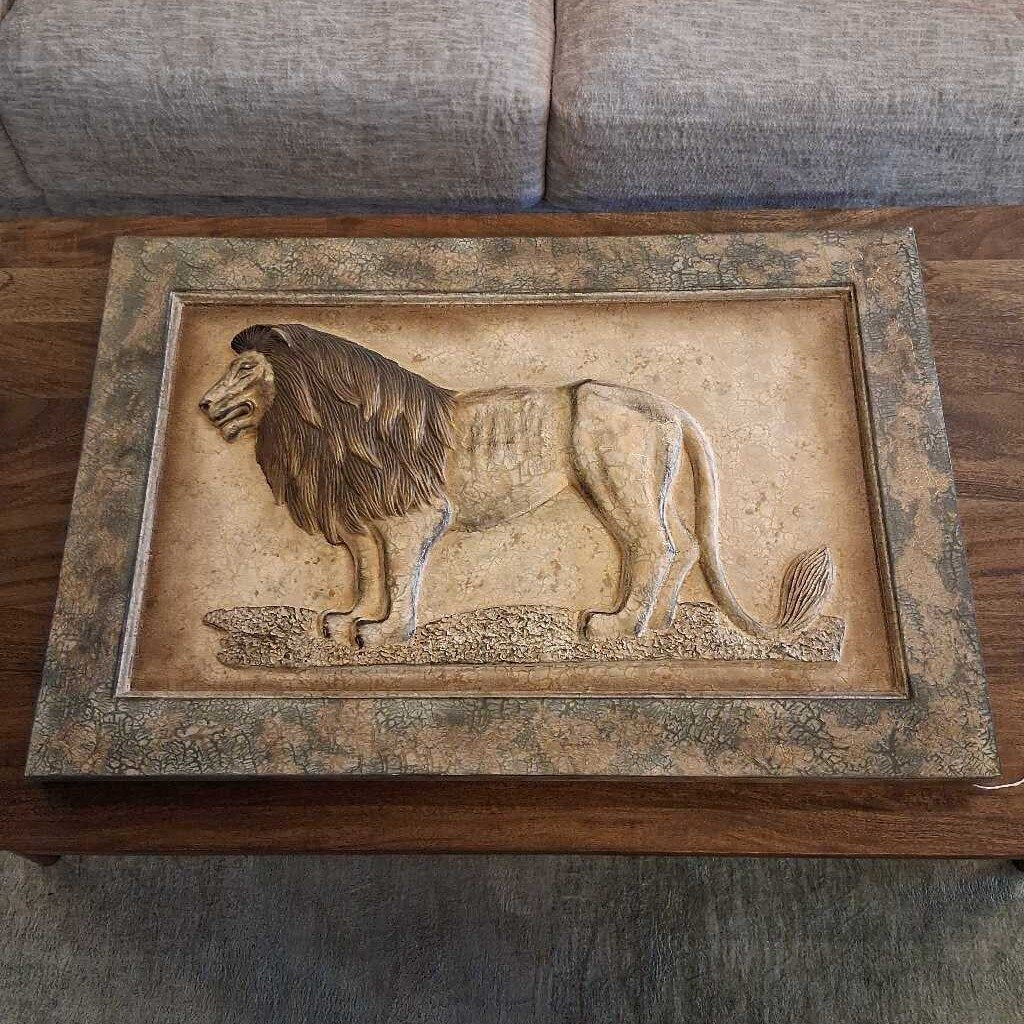 Lion Plaque