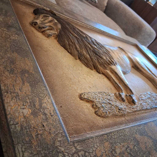 Lion Plaque