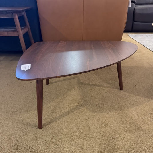 Walnut Wedge Side Table
