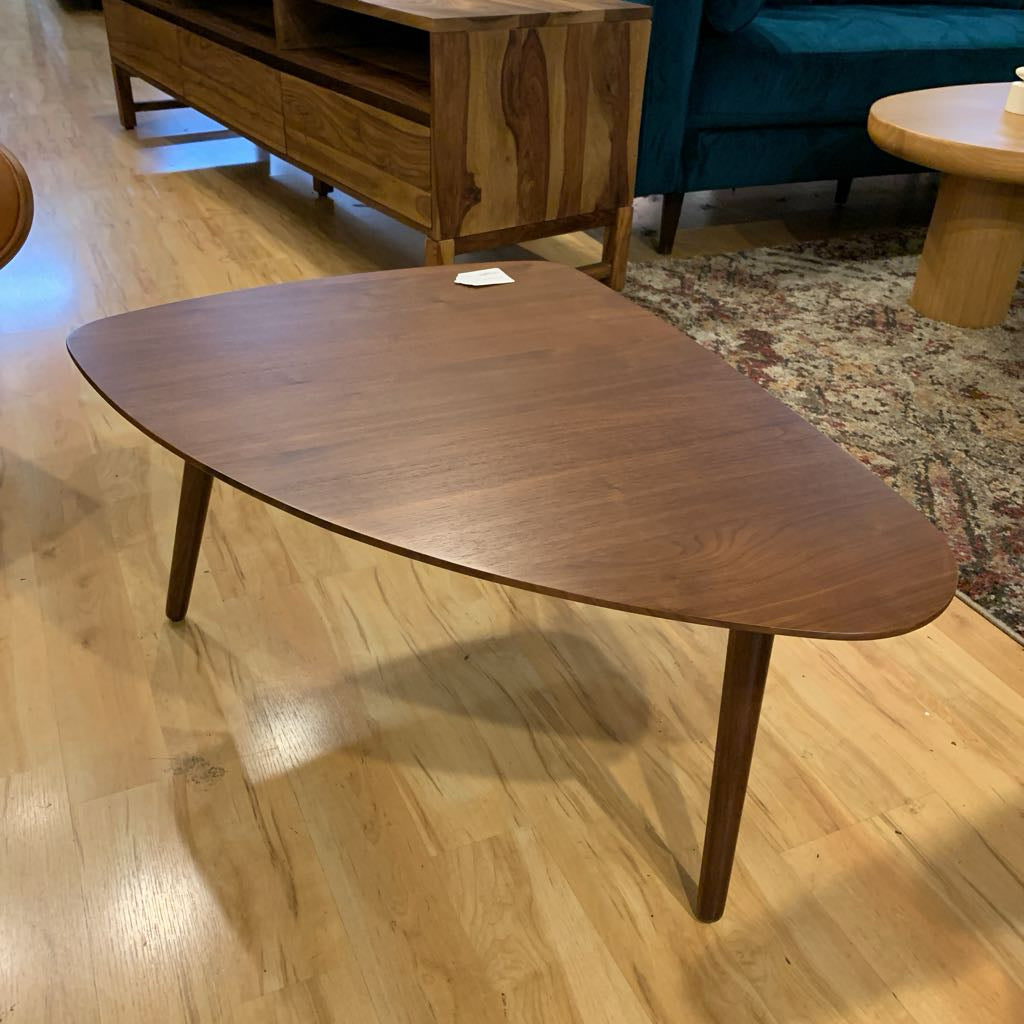 Walnut Wedge Side Table C SIDE TABLES