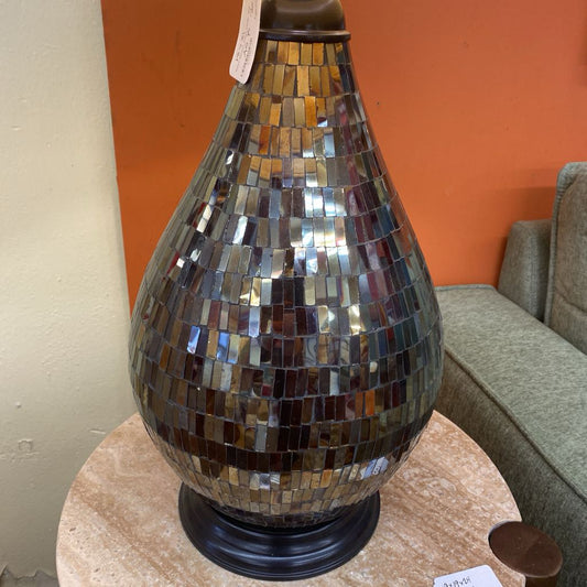 Glass Mosaic Table Lamp (AS IS)