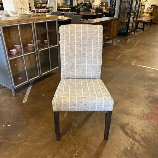 light-toned fabric chair