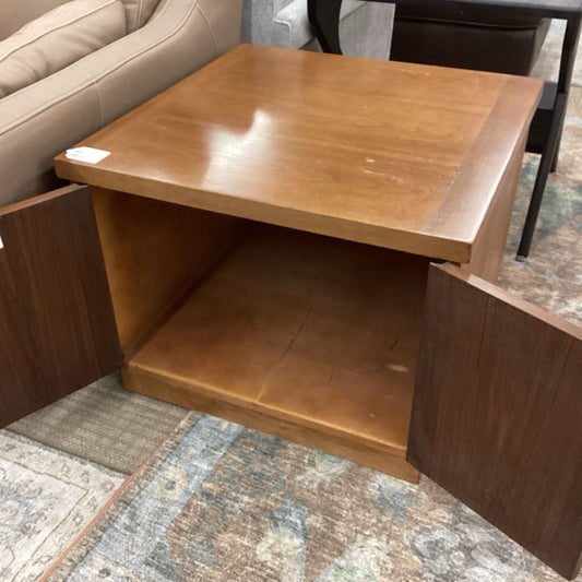 MCM LANE Large Square 2Door Side Table