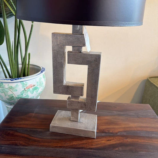 Geometric Double "C" Lamp