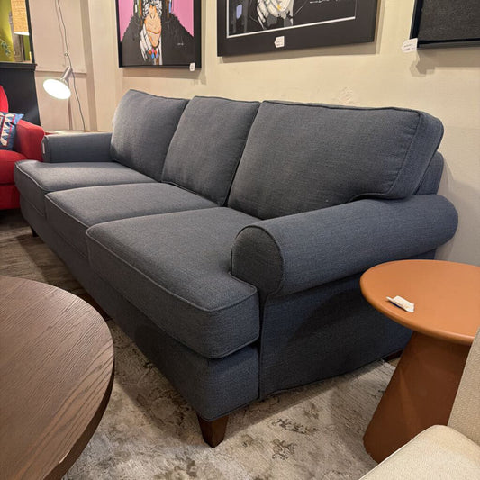 Blue Fabric 3 Seat Sofa