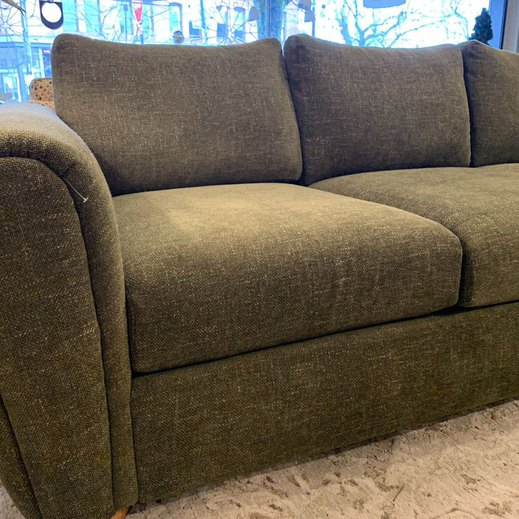 Bun Foot Olive Sofa