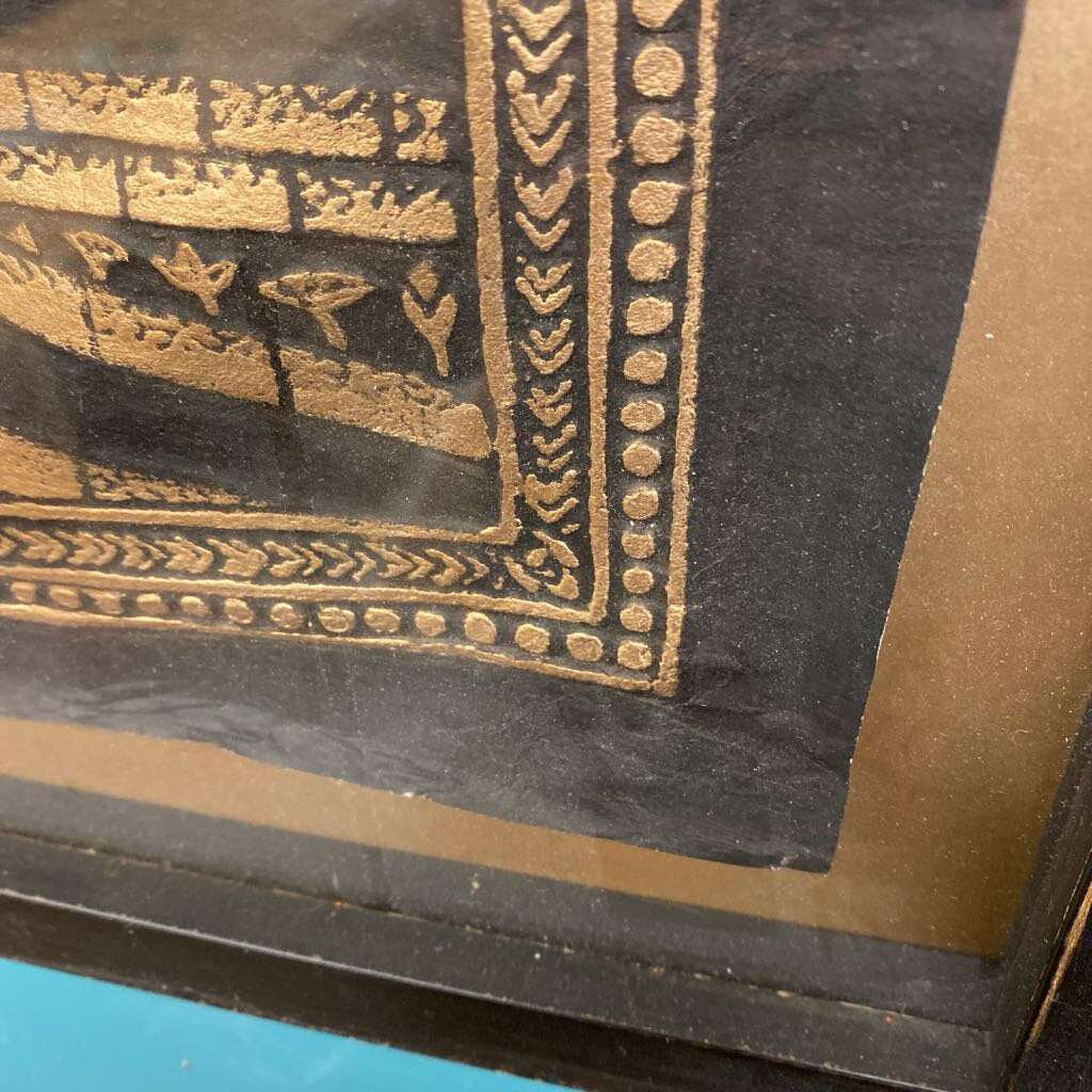 Embossed ANGKOR WAT Framed Art