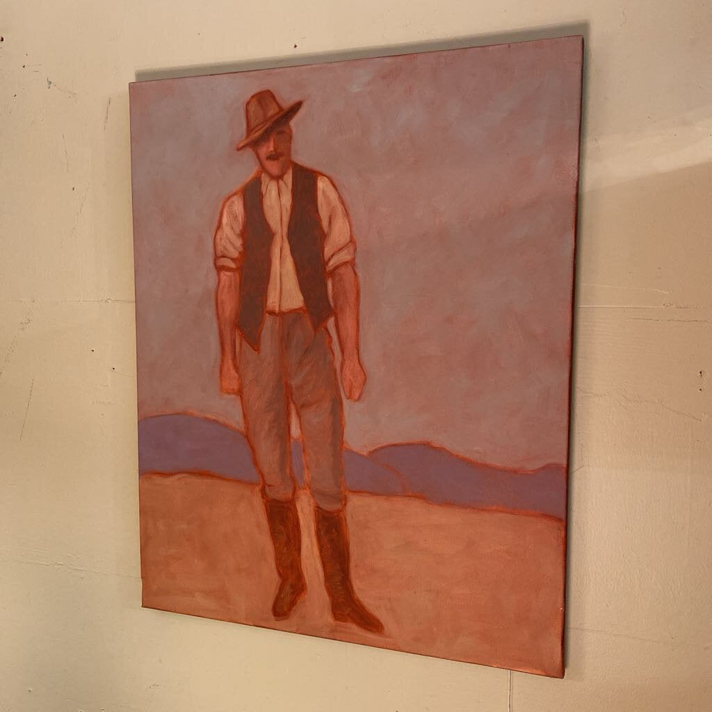 BJ DOUGLAS Cowboy #10 Painting
