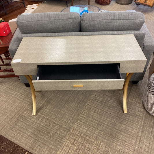Snakeskin & Gold Vanity Desk
