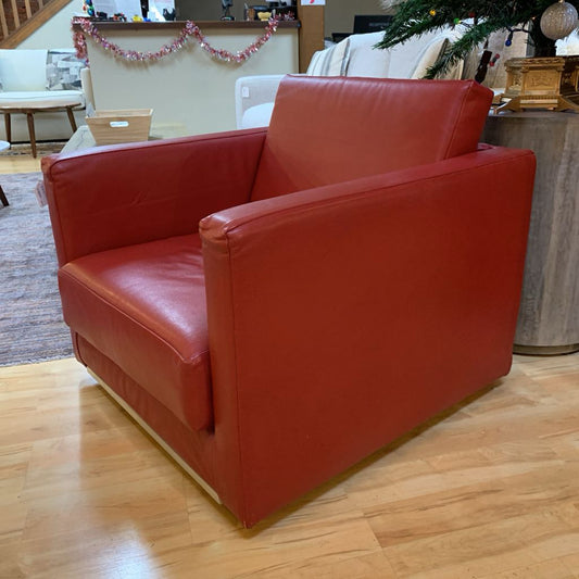 B&B Italia Maxalto APTA Red Armchair