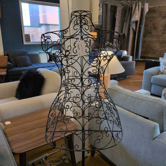 decorative metal dress form
