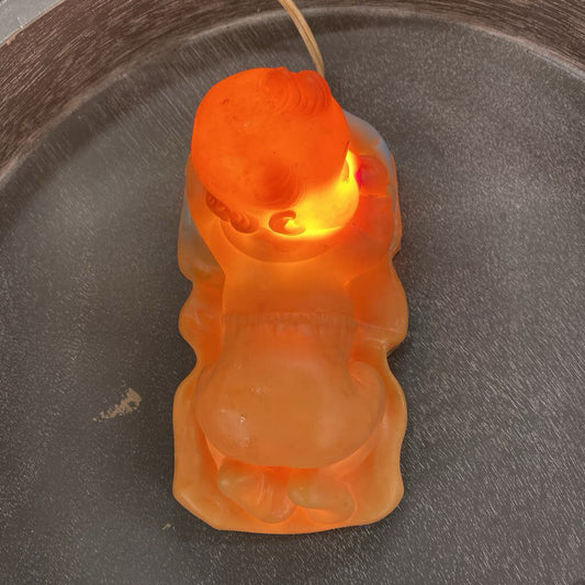 Vintage Sleeping Baby Lamp