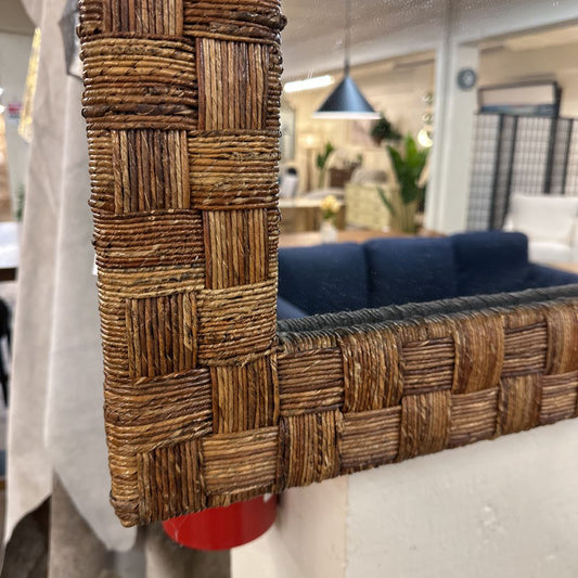 Reed Framed Mirror