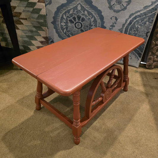 Western Wagon Wheel Low Table