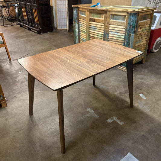 Walnut Butterfly Leaf Expanding Dining Table