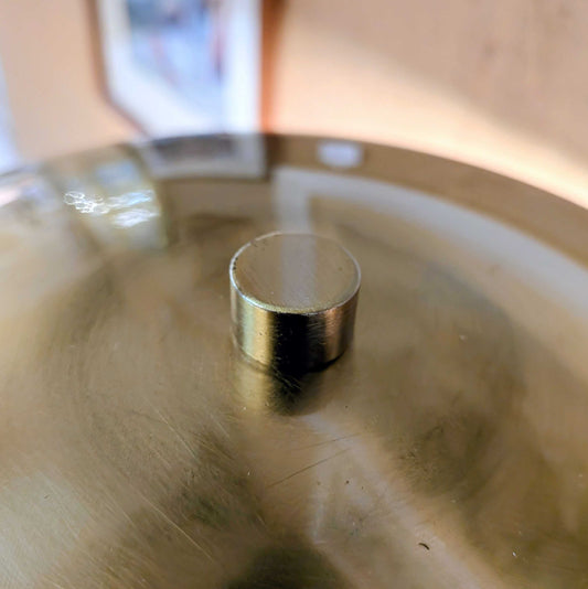 Conical Brass Table Lamp