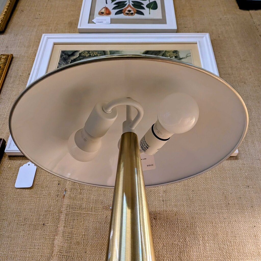 Conical Brass Table Lamp