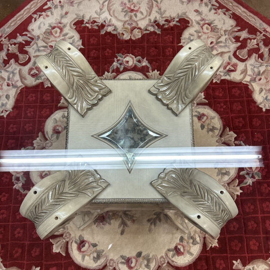 Michael Amini Platine De Royale Round Dining Table