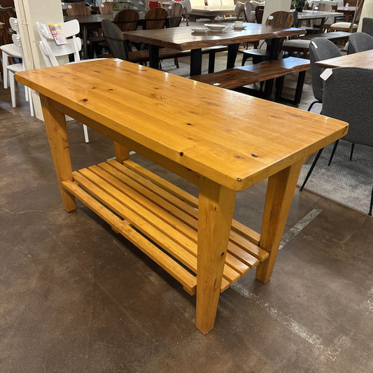 Pine Table w/ Bottom Storage