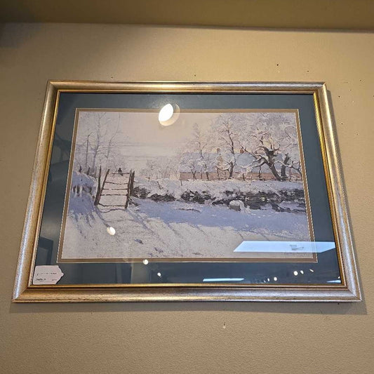 Winter Monet Print--"The Magpie"