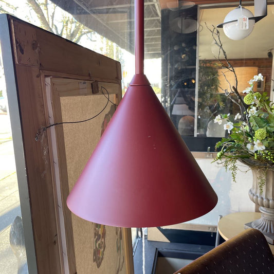 Small Metal Cone Pendant Light