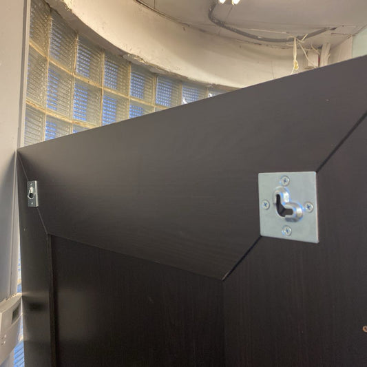 Large Black Rectangular Thick Frame Mirror