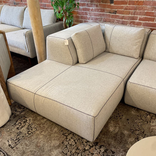 Pale Grey with Contrast Stitch B&B Italia Sectional